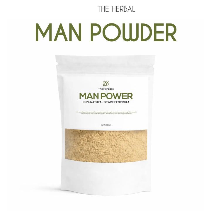 Man Power Powder – Natural Strength, Stamina & Vitality for Men – The ...