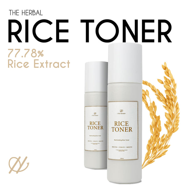 Rice Toner, 77.78% rice extract